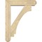 Ekena Millwork Imperial Craftsman Rough Sawn Bracket w/ Offset Brace, Douglas Fir, 6"W x 24"D x 32"H BKT0604X24X32IMP04RDF - alternate 4